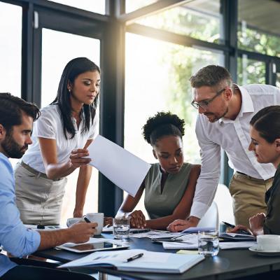 Stock Photo of People Working
